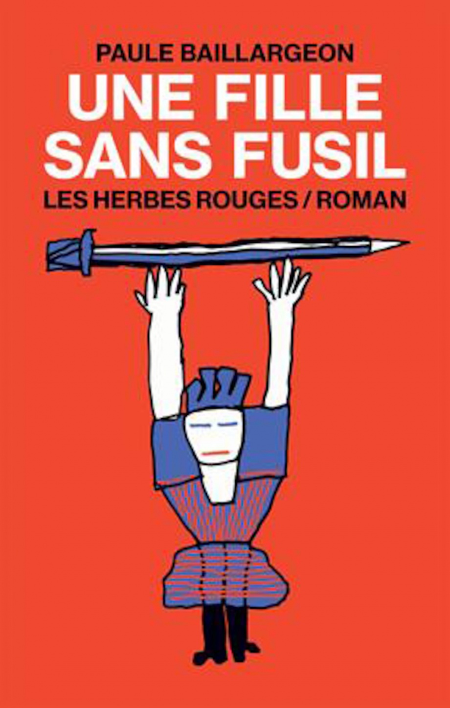 Image Une fille sans fusil : roman