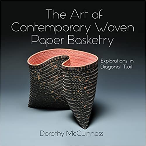 Image Art of contemporary woven paper basketry : explorations in diagonal twill