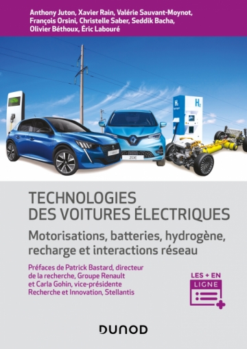 Image Technologies des voitures électriques : motorisations, batteries, hydrogène, recharge et interactions réseau