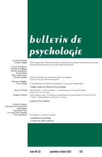 Image Bulletin de psychologie