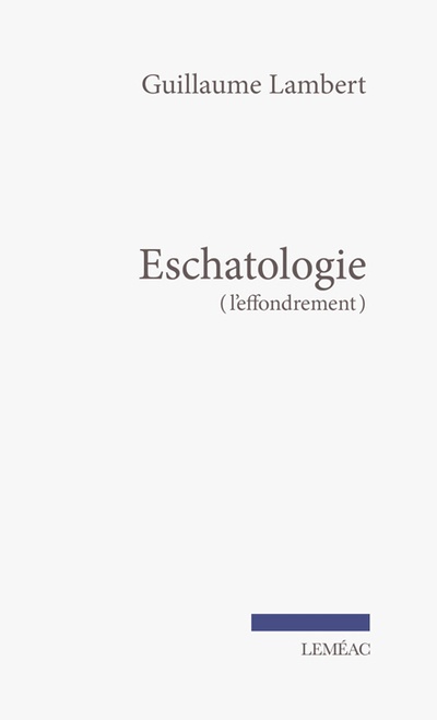 Image Eschatologie : (l'effondrement)