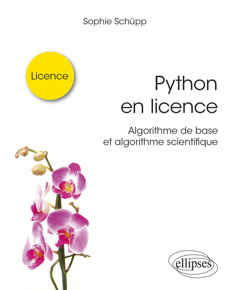 Image Python en licence : algorithme de base etalgorithme scientifique
