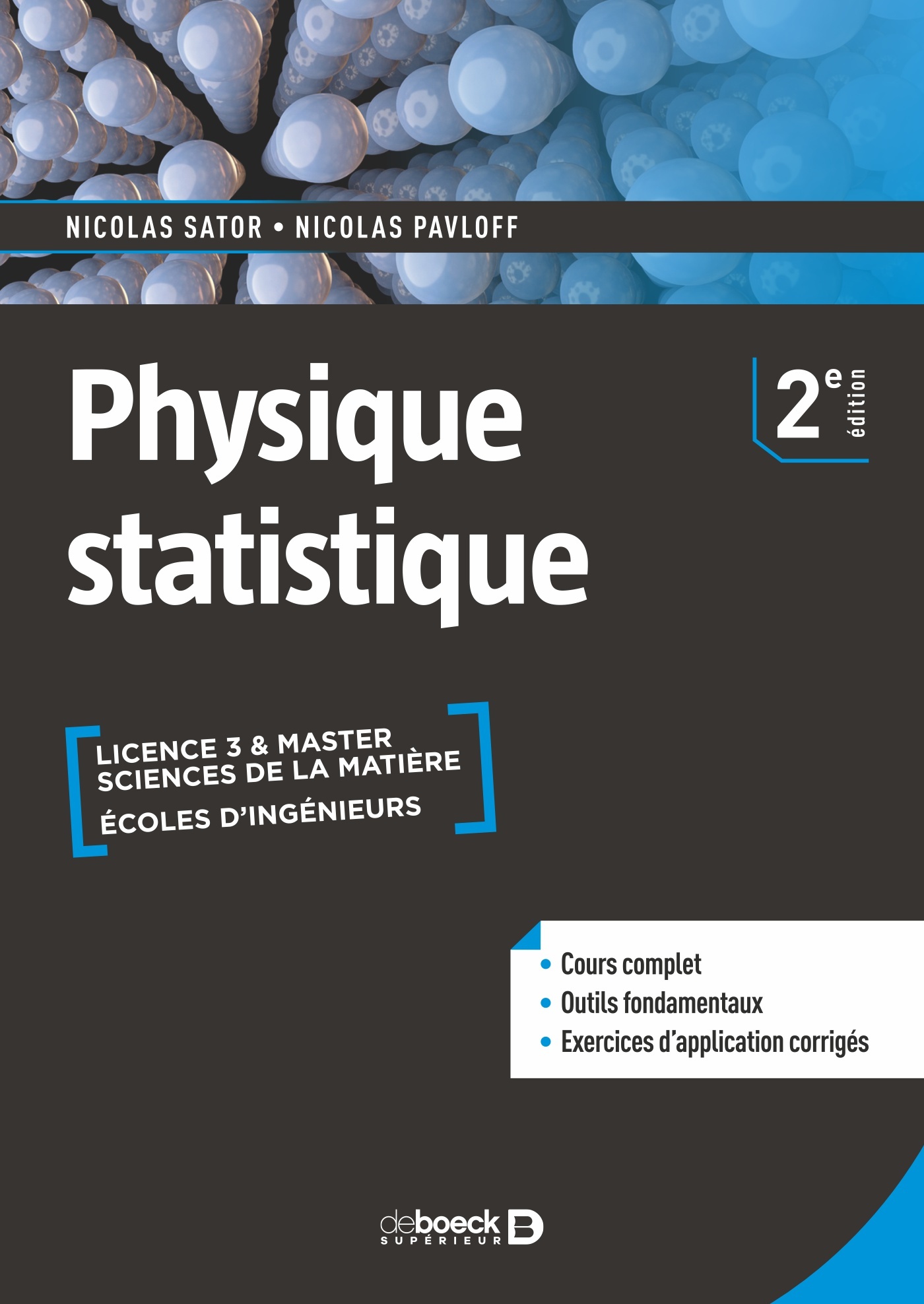 Image Physique statistique : cours et exercices corrigés, 2e édition
