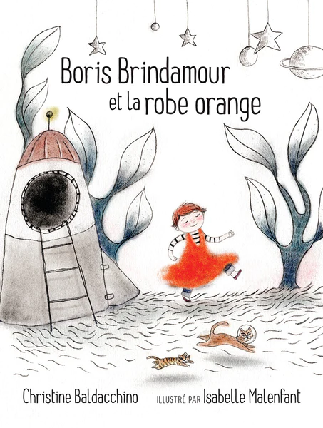 Image Boris Brindamour et la robe orange
