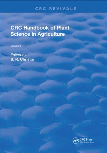 Image CRC handbook of plant science in agriculture