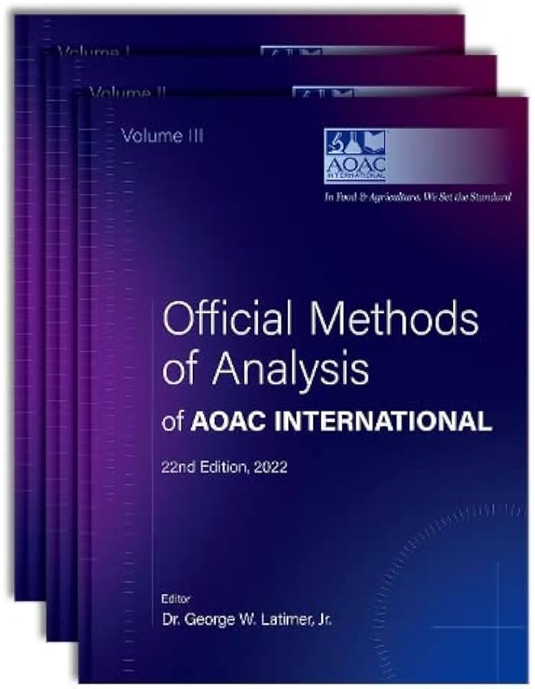 Image Official methods of analysis of AOAC International