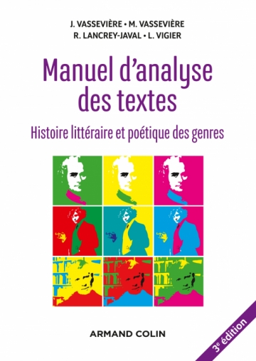 Image Manuel d'analyse des textes : histoire littéraire et poétique des genres