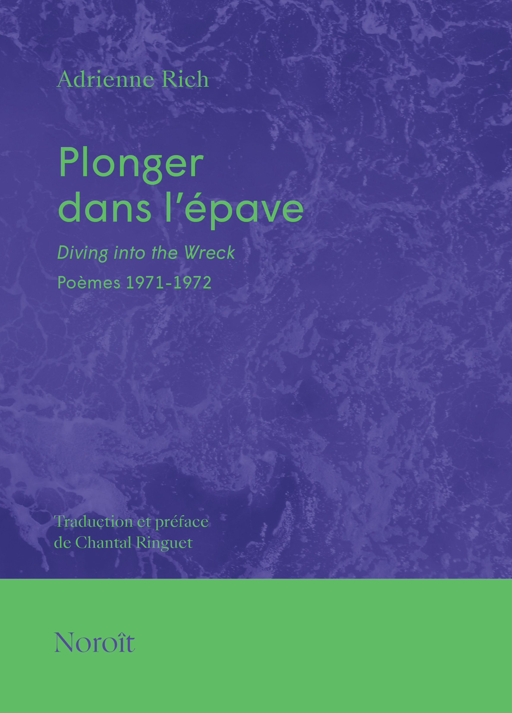 Image Plonger dans l’épave = Diving into the Wreck : poèmes 1971-1972