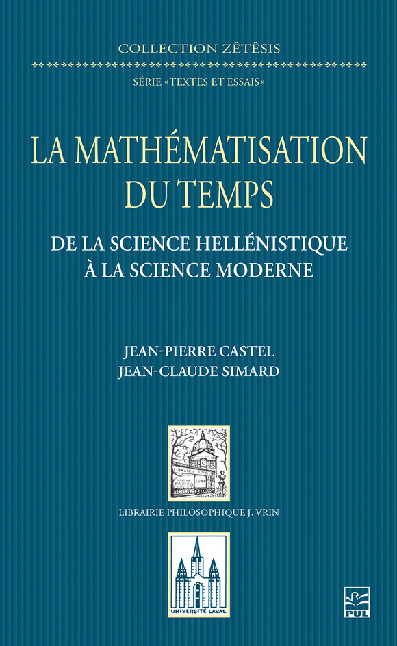 Image a mathématisation du temps : de la science hellénistique à la science moderne