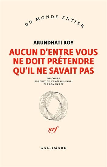 Image Aucun d'entre vous ne doit prétendre qu'il ne savait pas : discours du Prix européen de l'essai 2023 de la Fondation Charles Veillon