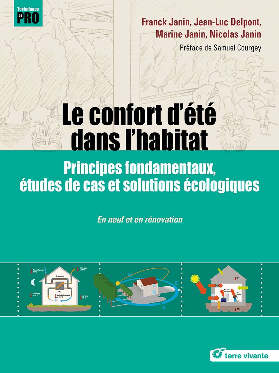 Image Le confort d'été dans l'habitat : principes fondamentaux, études de cas et solutions écologiques : en neuf et en rénovation