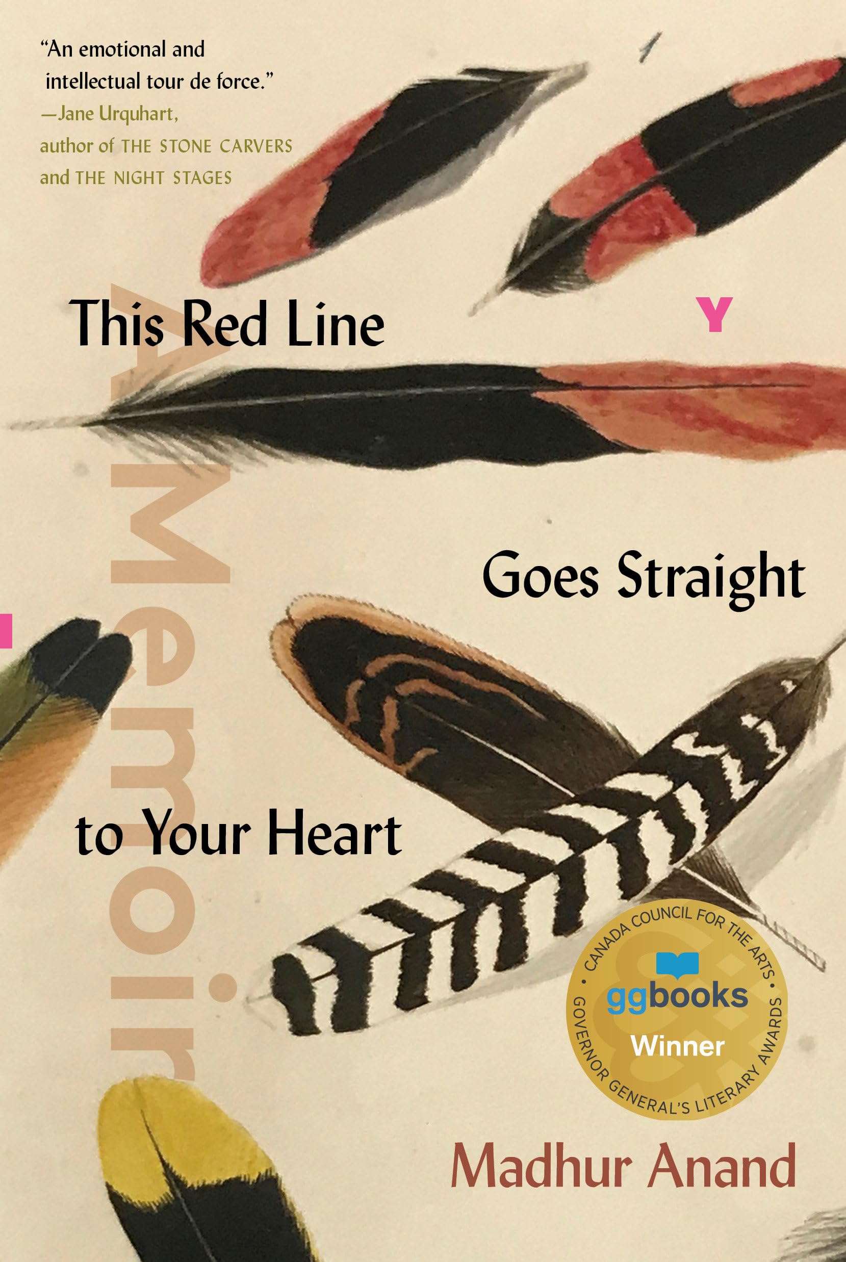 Image This red line goes straight to your heart : a memoir in halves