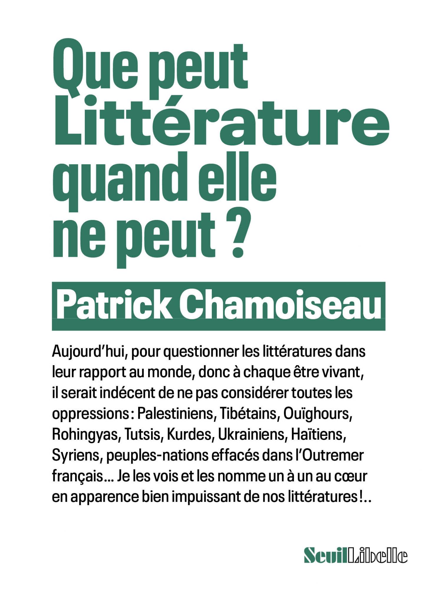 Image Que peut littérature quand elle ne peut?
