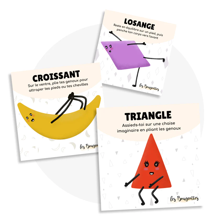 Image Formes : cartes pour faire bouger et stimuler le langage