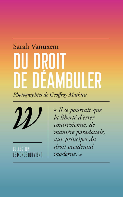 Image Du droit de déambuler