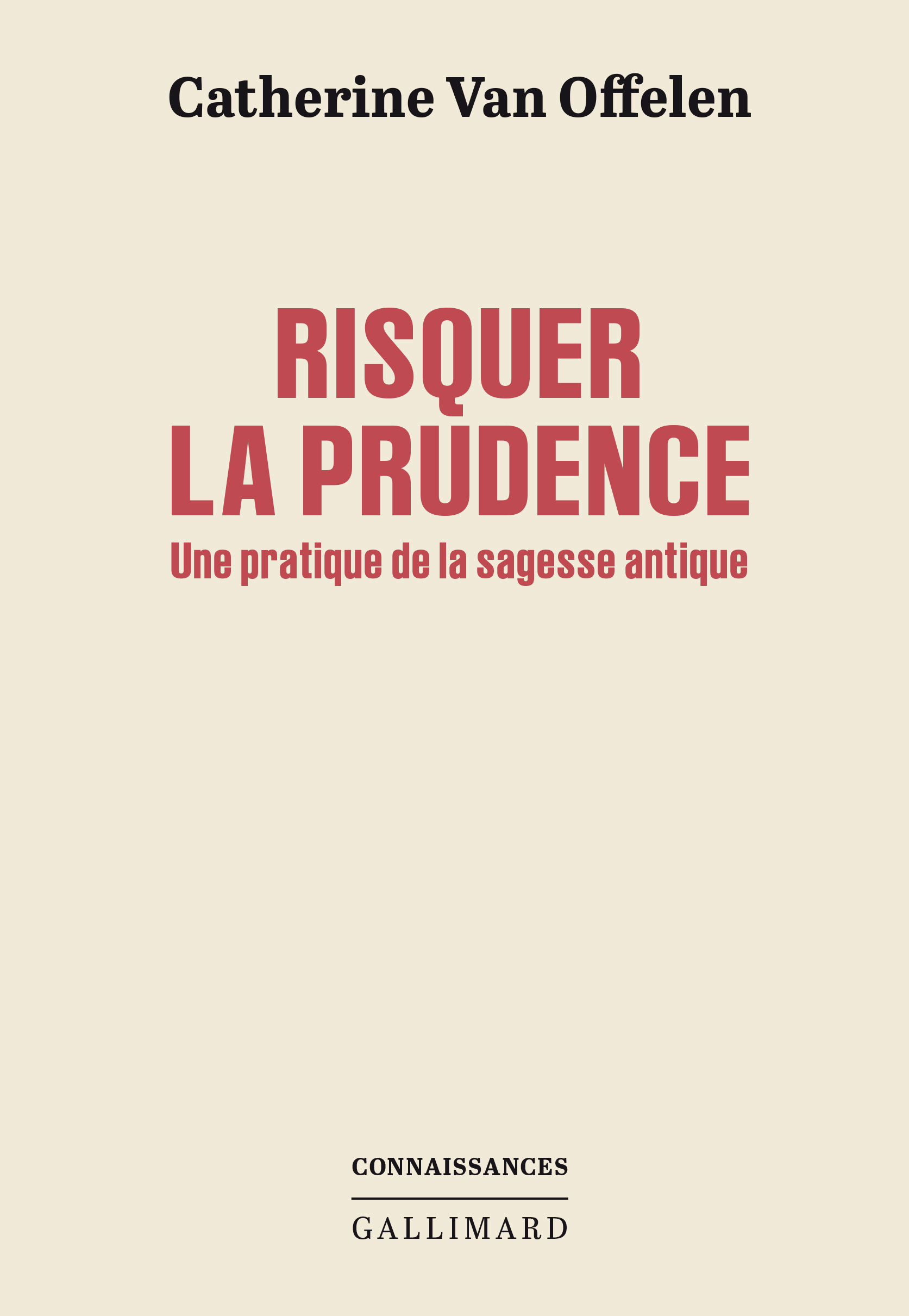 Image Risquer la prudence : une pratique de la sagesse antique