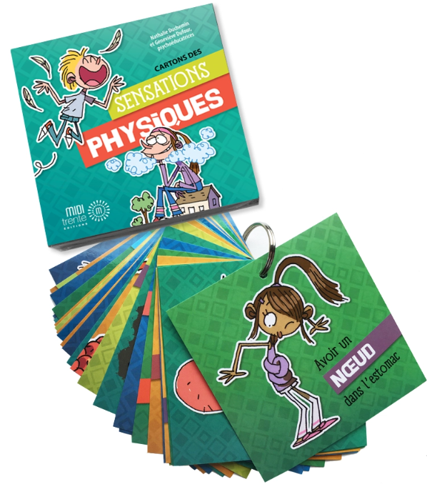 Image Cartons des sensations physiques