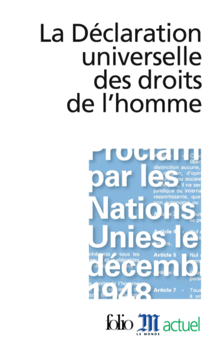 Image Déclaration universelle des droits de l'homme