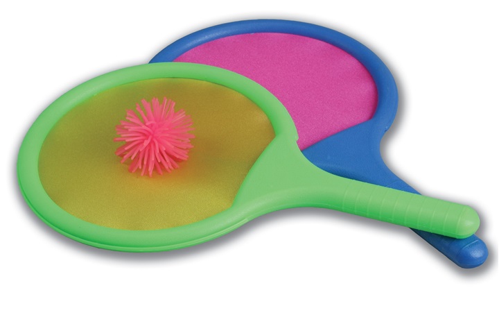 Image Ensemble 2 raquettes et balle caoutchouc souple