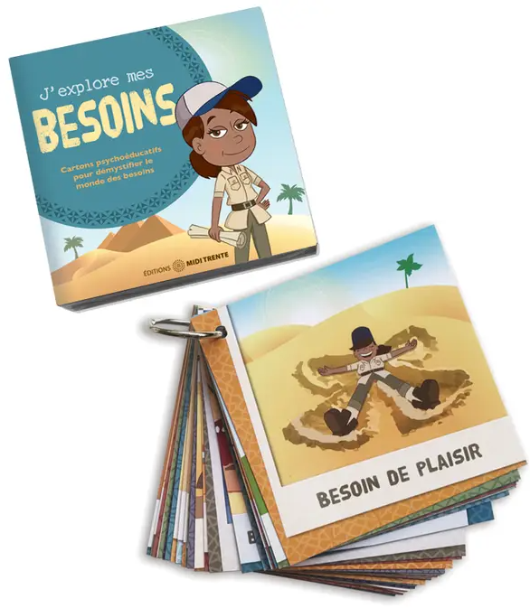 Image J'explore mes besoins : cartons psychoéducatifs pour démystifier le monde des besoins