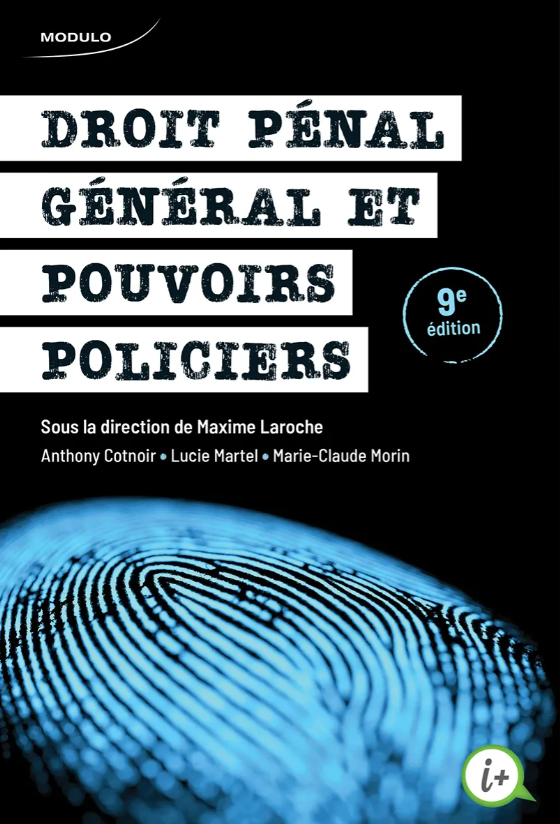 Image Droit pénal général et pouvoirs policiers, 9e édition
