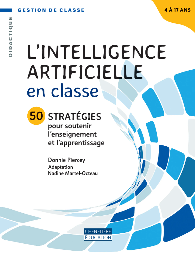 Image L'intelligence artificielle en classe : 50 stratégies pour soutenir l'enseignement et l'apprentissage