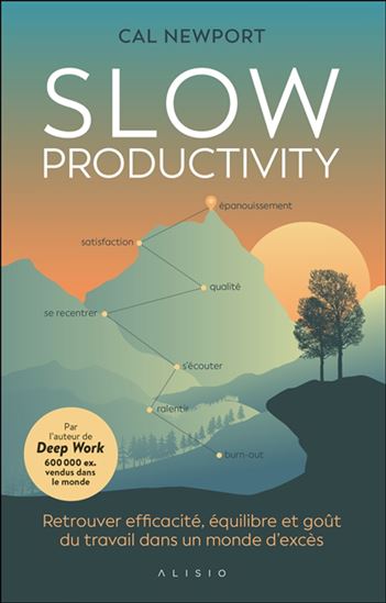 Image Slow productivity : retrouver efficacité, équilbre et goût du travail dans un monde d'excès
