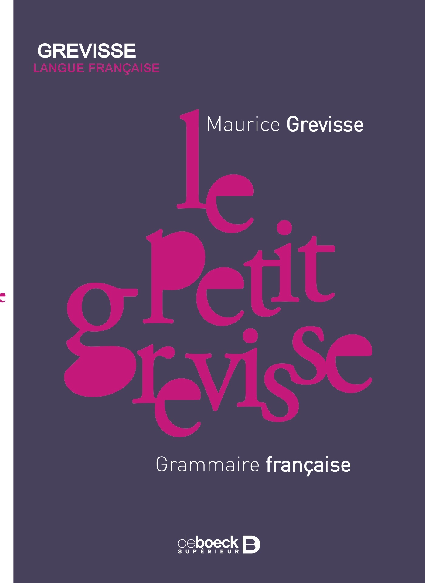 Image Le petit Grevisse : grammaire française, 32e édition revue