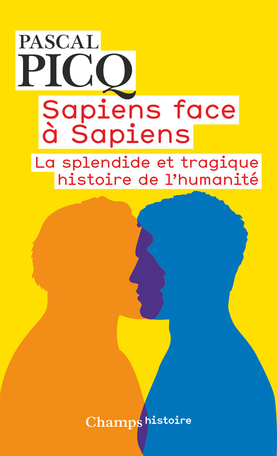 Image Sapiens face à Sapiens : la splendide et tragique histoire de l'humanité