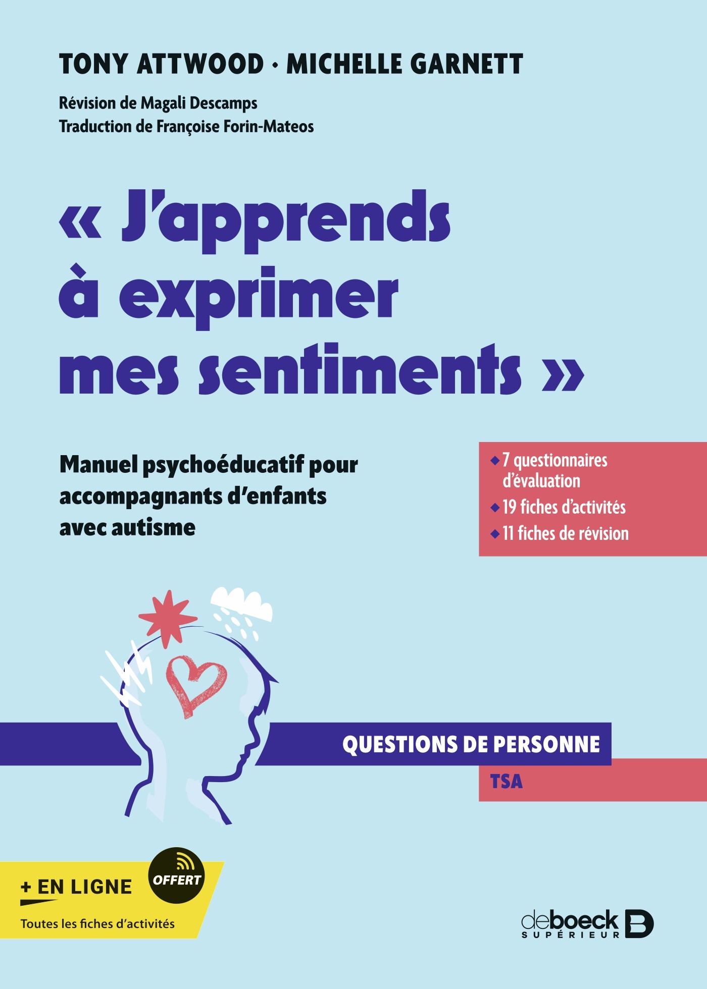 Image "J'apprends à exprimer mes sentiments" : Manuel psychoéducatif pour accompagnants d'enfants avec autisme
