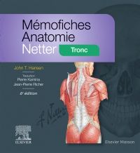 Image Mémofiches anatomie Netter : Tronc, 6e édition