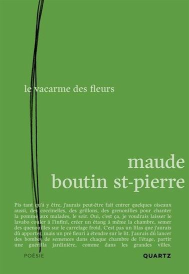 Image Le vacarme des fleurs : poésie