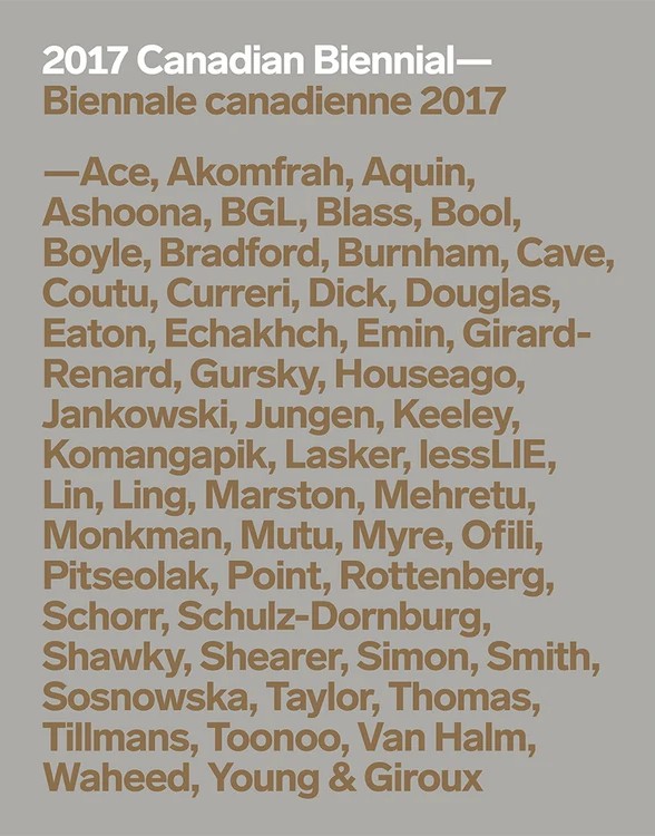 Image 2017 Canadian Biennial