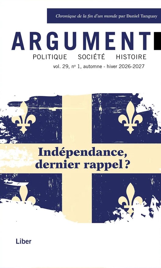 Image Argument : politique, société et histoire vol. 29 no. 1