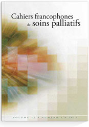 Image Cahiers francophones de soins palliatifs