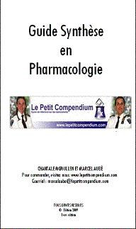Image Guide synthèse en pharmacologie